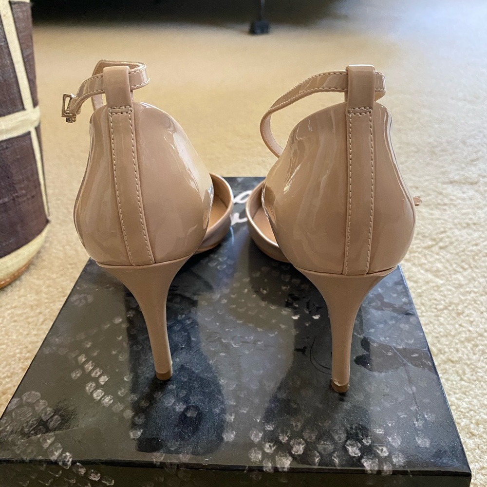 Sam Edelmon Women’s Shiny nude high heels 8.5 - Picture 6 of 6